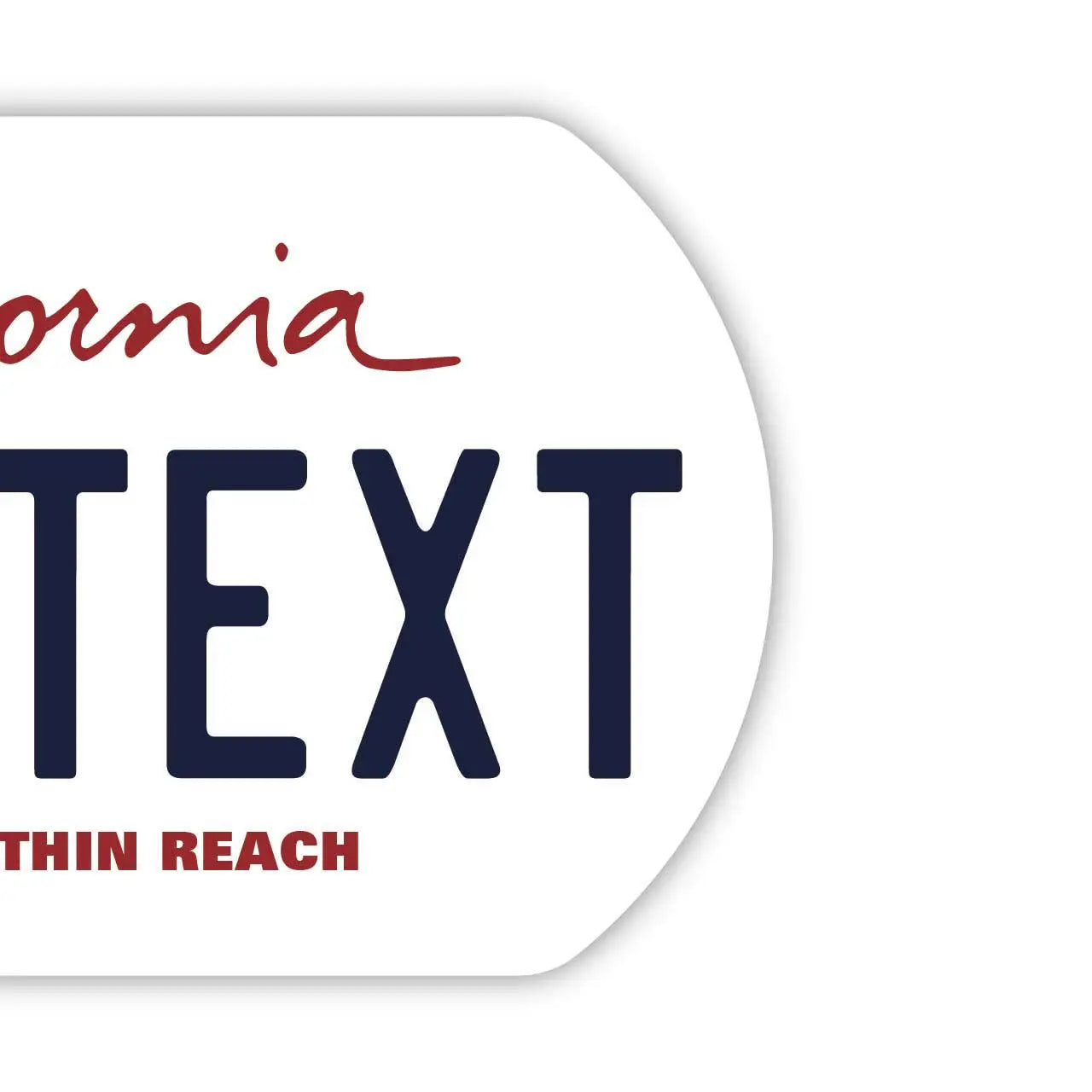 【犬用迷子札・ドッグタグ】カリフォルニア-サンフランシスコVer./オリジナルアメリカナンバープレート型 名入れキーホルダー