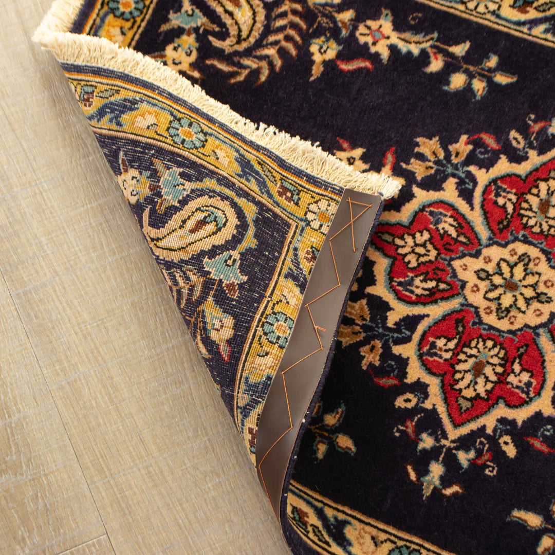 Persian Handwoven Rug from Qom, Iran｜Organic Wool Entrance Mat (61×94cm)