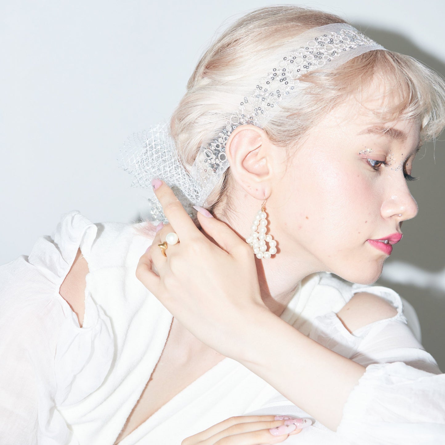 Whip Pearl Pierce/Earrings