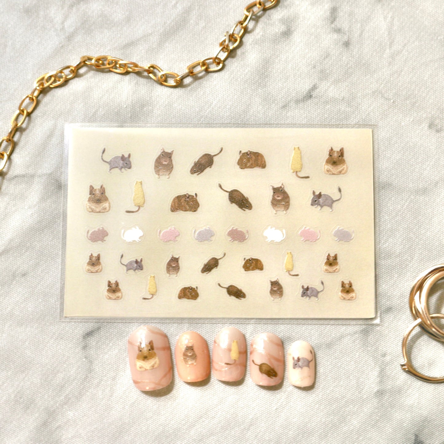 デグー　ネイルシール