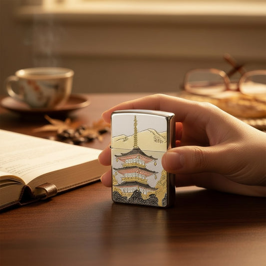 【Three-Tier Pagoda ZIPPO Lighter】｜A Tower of Time