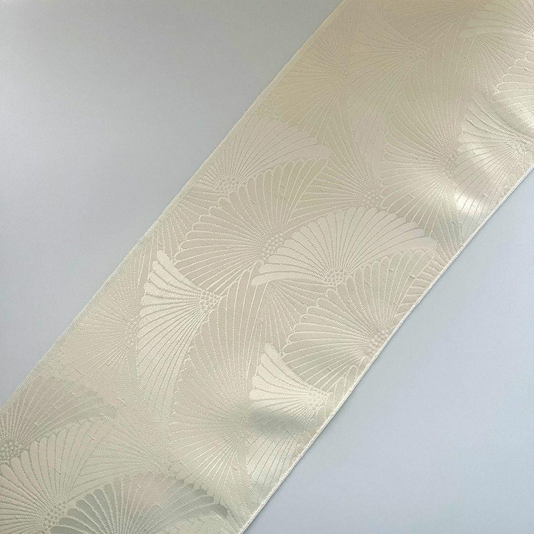 【訳あり】半衿 正絹 菊紋 松本糸舗 半襟 きなり 結び糸 縮緬 節入り ネップ