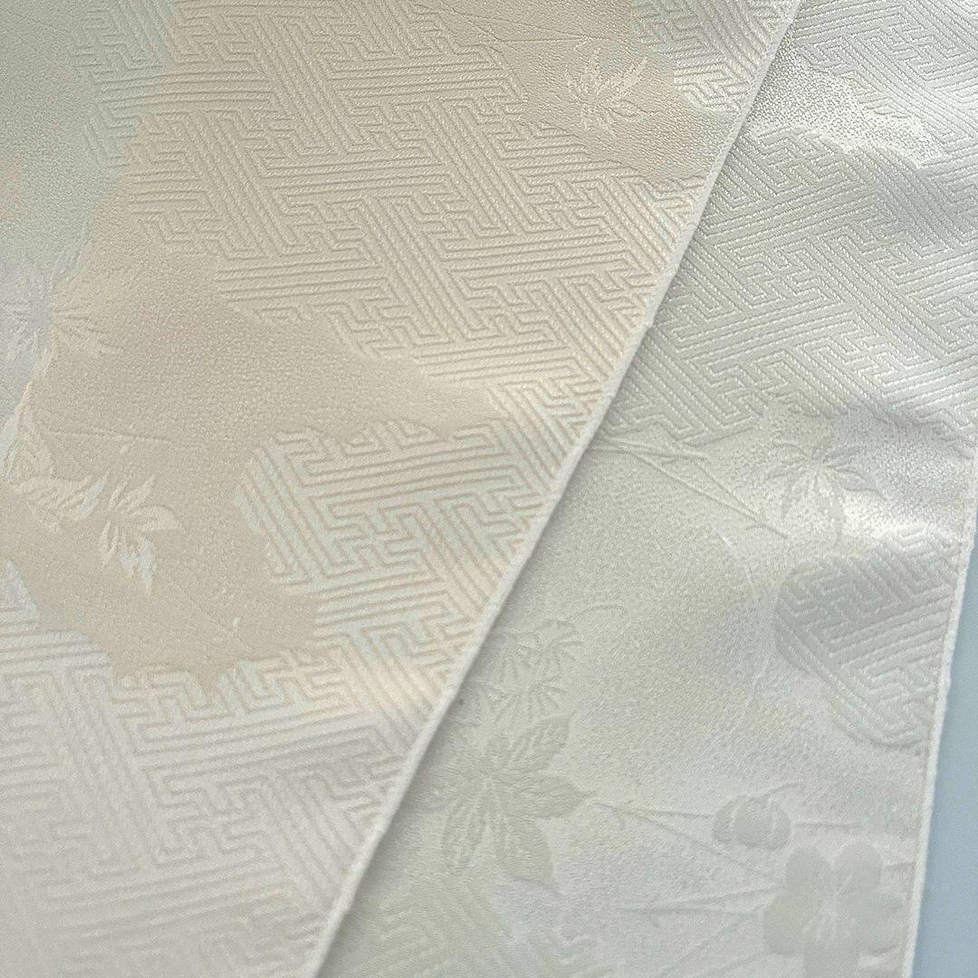 半衿 正絹 紗綾形 雲取り 梅 もみじ 丹後ちりめん 半襟 きなり 成人式