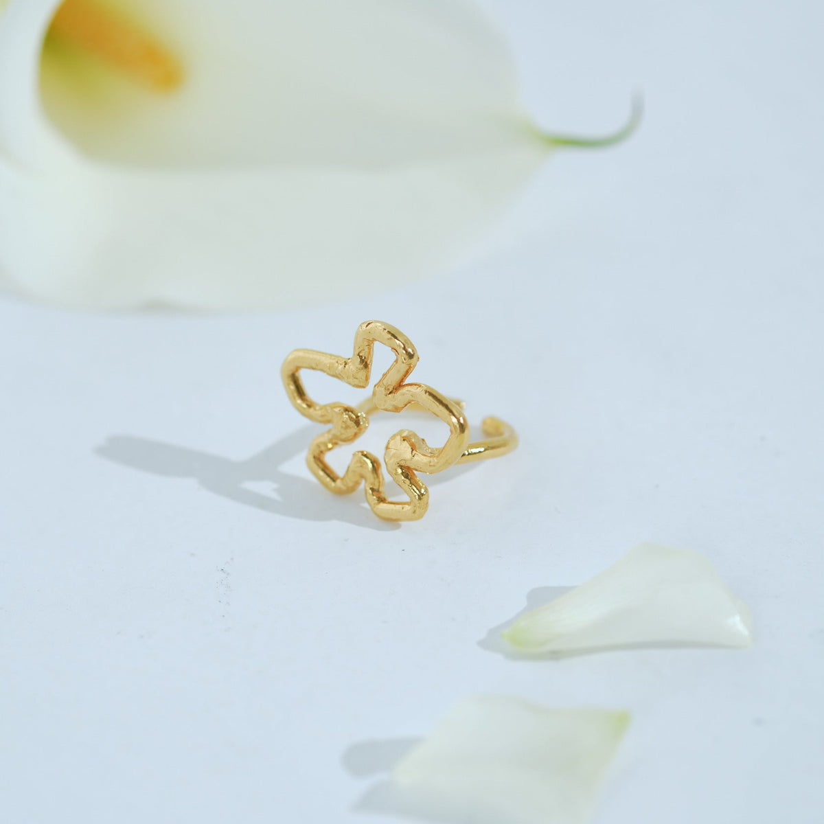 Tube Flower Ring