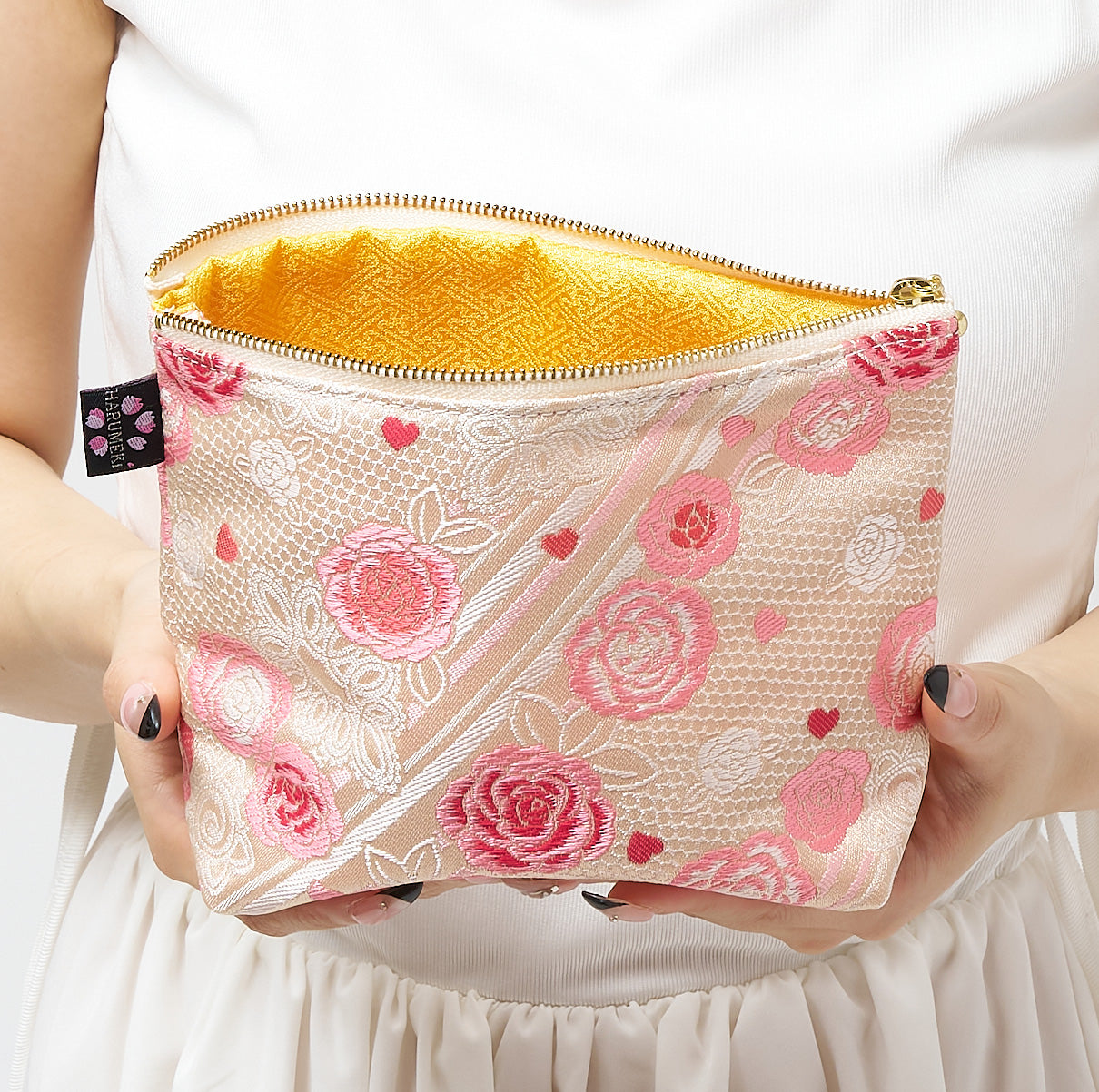 きんらん たっぷりポーチ（large）